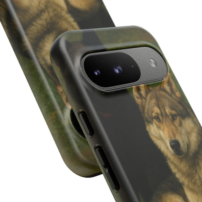 The Hybrids Legends Phone Case — Odin & Thor Vintage Canine Art Protective Cover