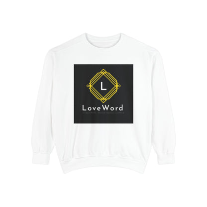 LoveWord Branded Sweatshirt — Minimal Geometric Crewneck