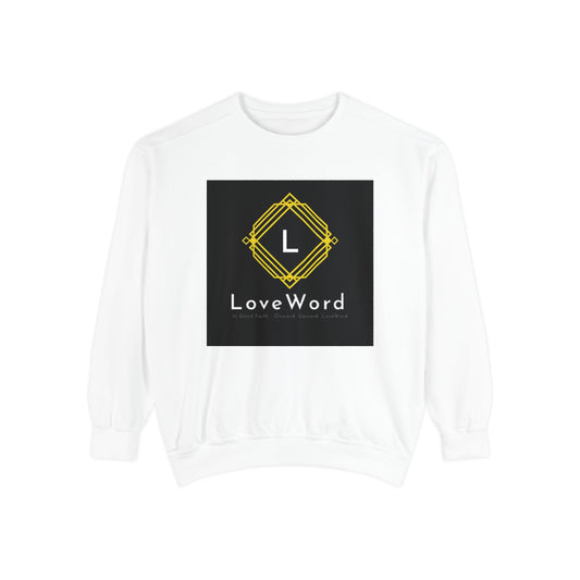 LoveWord Branded Sweatshirt — Minimal Geometric Crewneck