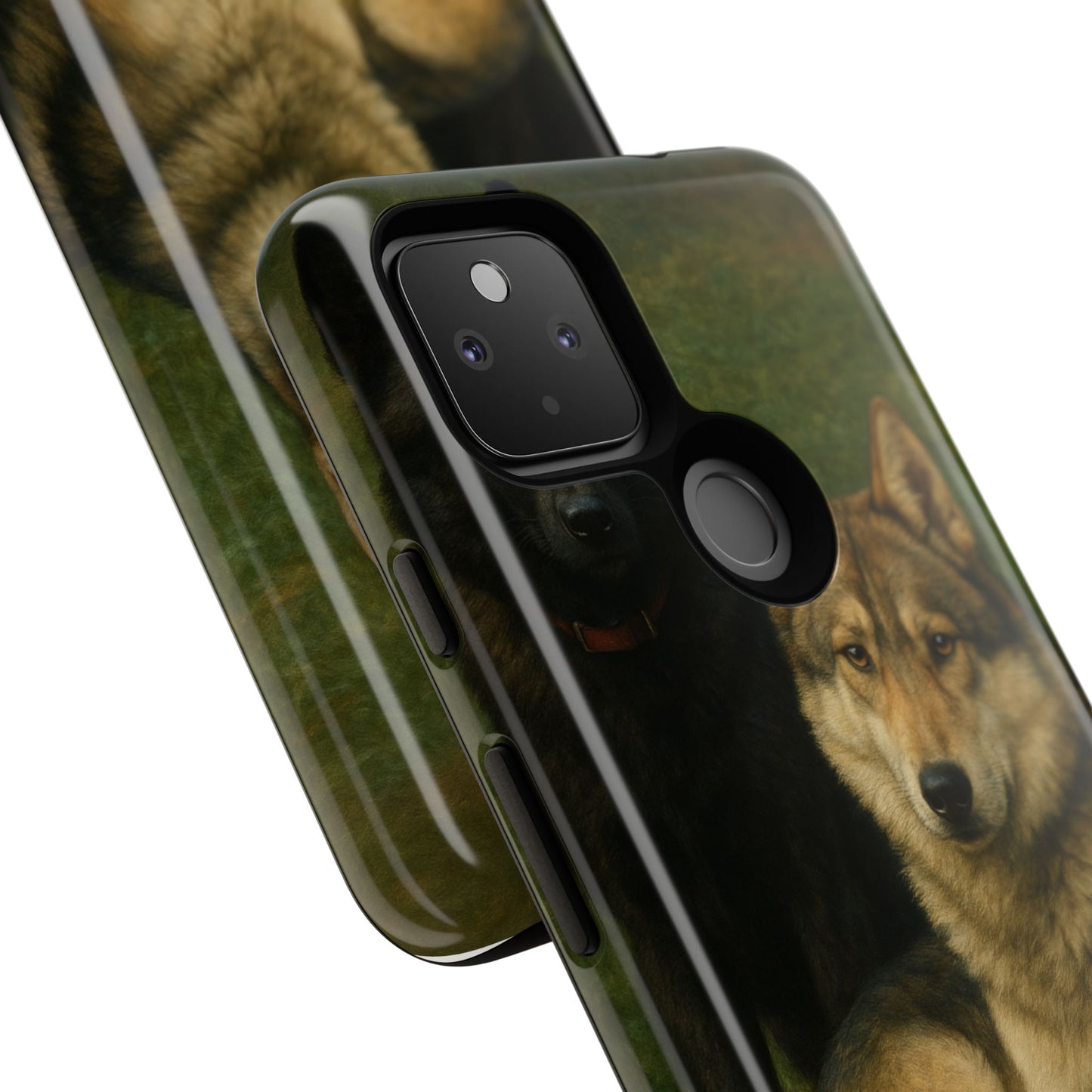 The Hybrids Legends Phone Case — Odin & Thor Vintage Canine Art Protective Cover