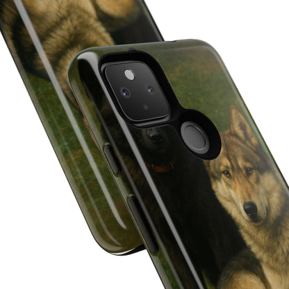 The Hybrids Legends Phone Case — Odin & Thor Vintage Canine Art Protective Cover