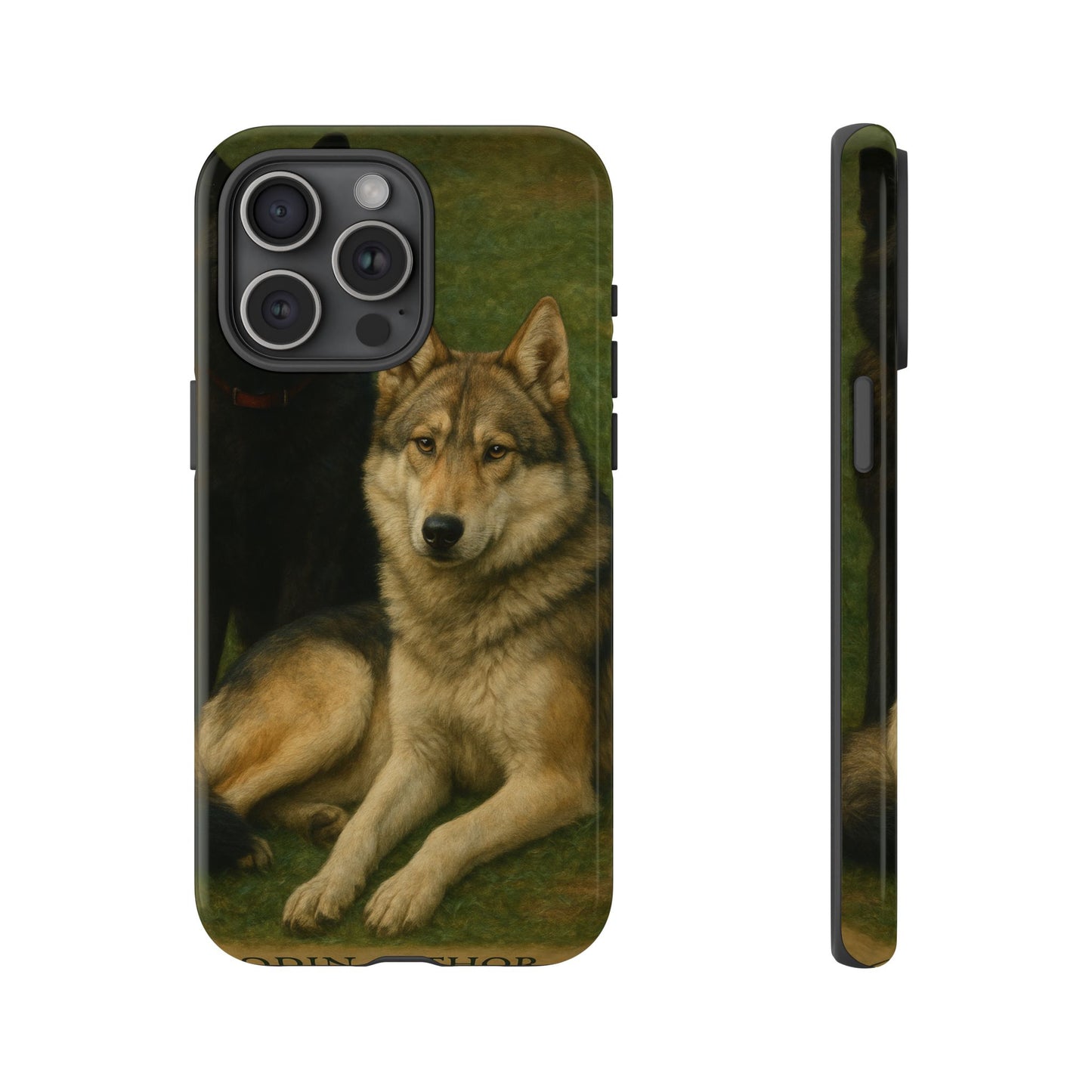 The Hybrids Legends Phone Case — Odin & Thor Vintage Canine Art Protective Cover