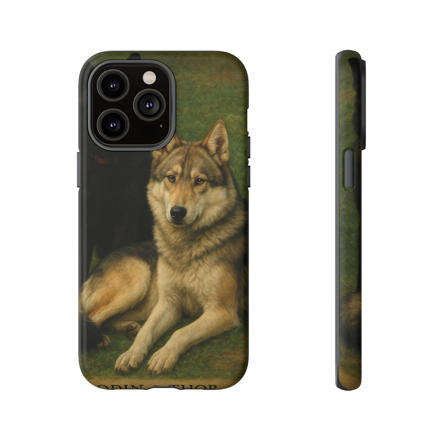 The Hybrids Legends Phone Case — Odin & Thor Vintage Canine Art Protective Cover