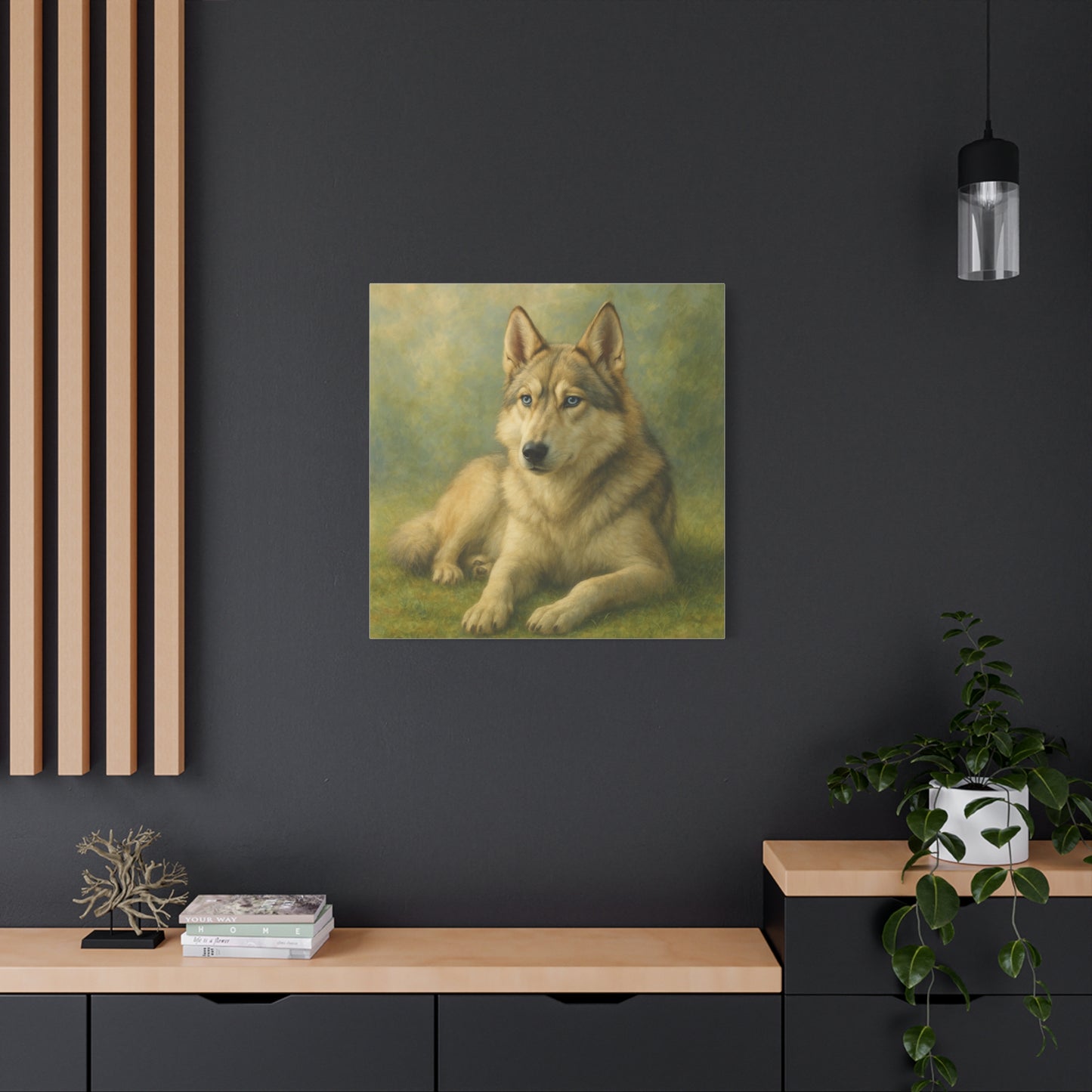 Thor – The Light Within Premium Poster Print, Canvas Wall Art —  Animal Portrait, Light Hybrid, Animal Lover Gift, LoveWord, Pet Art, Inspirational Wall Art, Hybrid Portrait, Rescue Animal, Art Print, Canvas Art, LoveWord Limited Edition Print