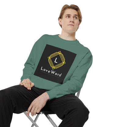 LoveWord Branded Sweatshirt — Minimal Geometric Crewneck