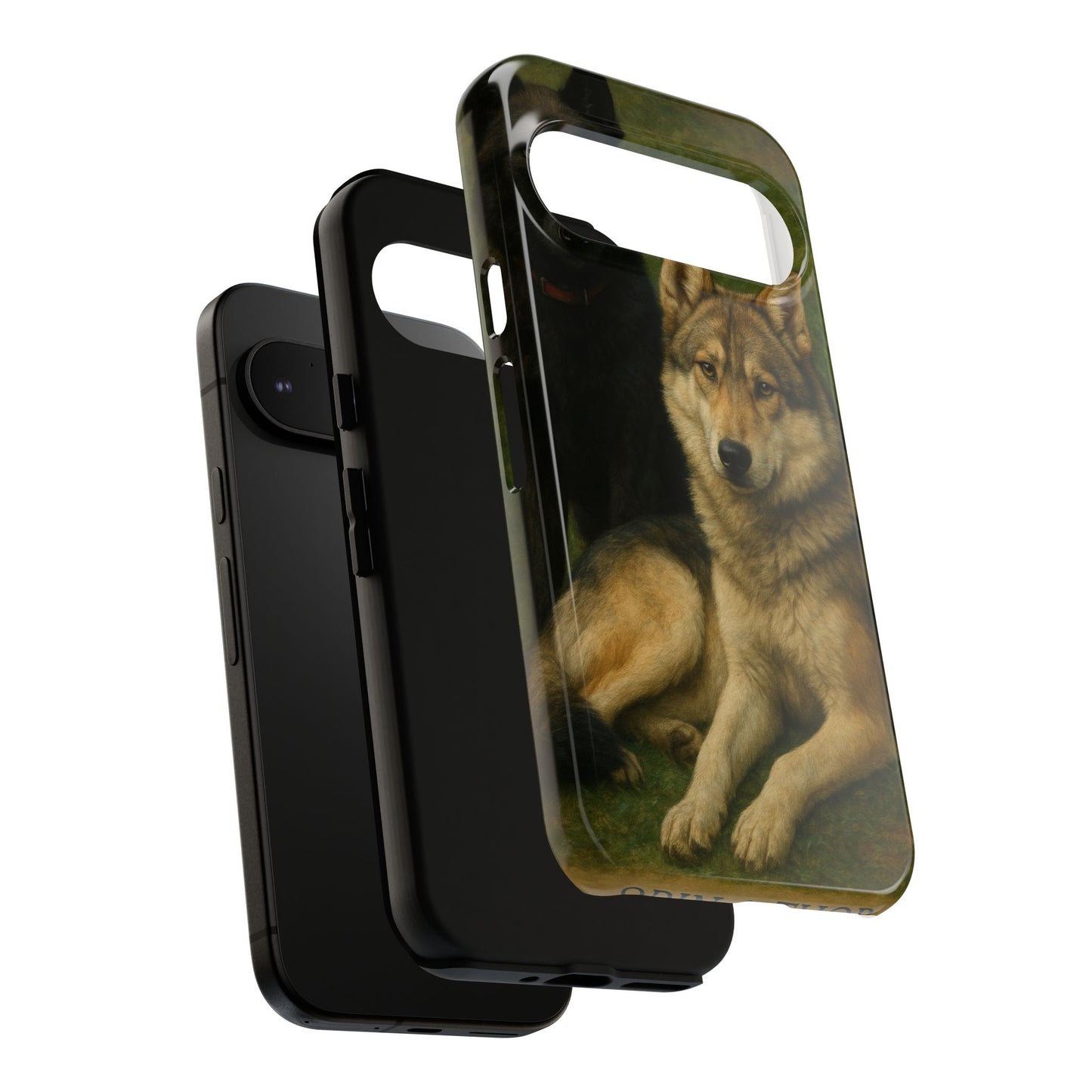 The Hybrids Legends Phone Case — Odin & Thor Vintage Canine Art Protective Cover