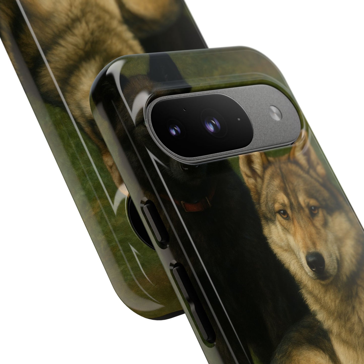 The Hybrids Legends Phone Case — Odin & Thor Vintage Canine Art Protective Cover