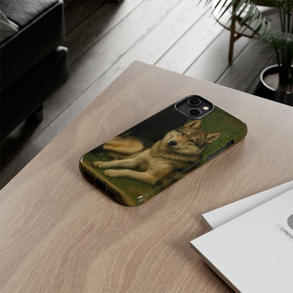 The Hybrids Legends Phone Case — Odin & Thor Vintage Canine Art Protective Cover