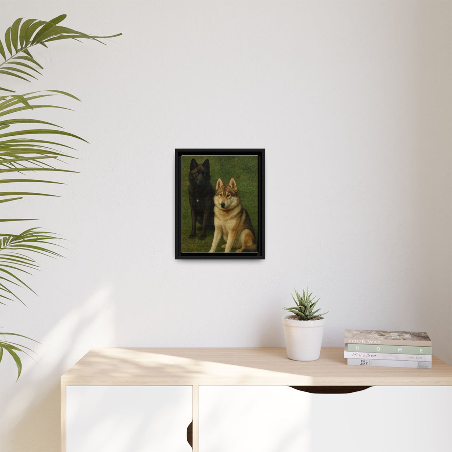 Odin & Thor Hybrid Legends Framed Matte Canvas Art