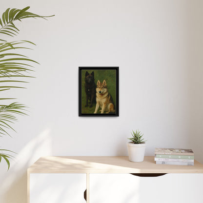 Odin & Thor Hybrid Legends Framed Matte Canvas Art