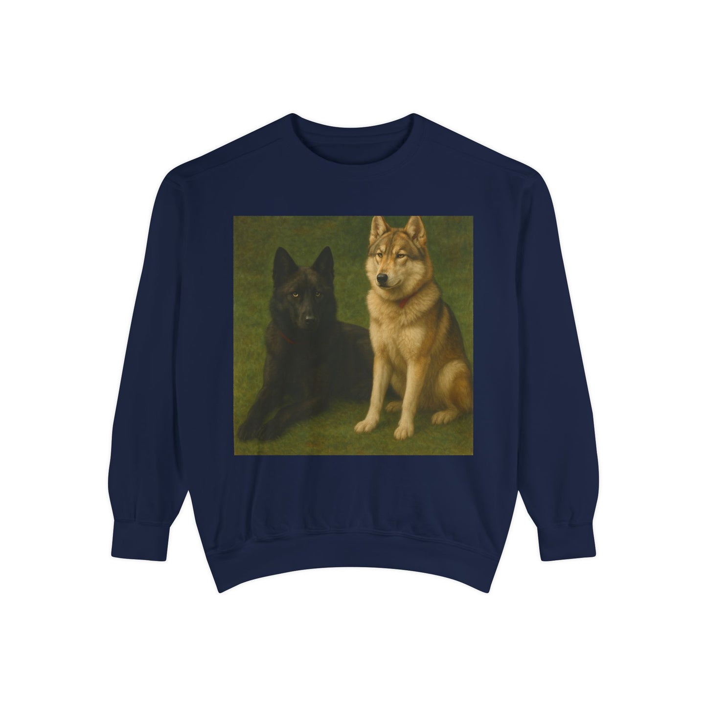 Odin & Thor Hybrid Legends Sweatshirt – Realistic Black & Tan Hybrids Graphic Crewneck