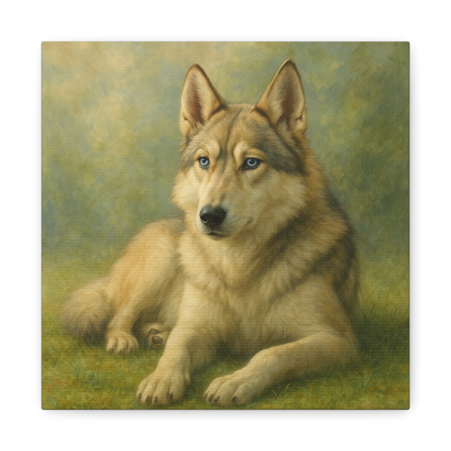 Thor – The Light Within Premium Poster Print, Canvas Wall Art —  Animal Portrait, Light Hybrid, Animal Lover Gift, LoveWord, Pet Art, Inspirational Wall Art, Hybrid Portrait, Rescue Animal, Art Print, Canvas Art, LoveWord Limited Edition Print