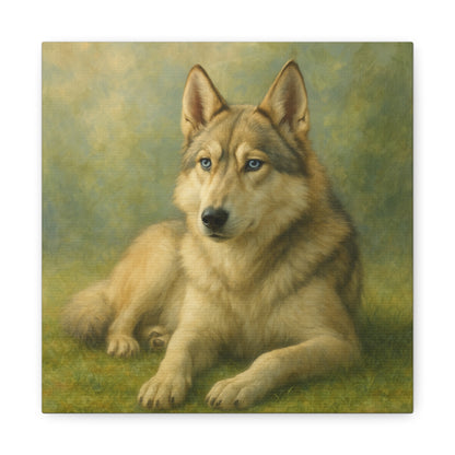 Thor – The Light Within Premium Poster Print, Canvas Wall Art —  Animal Portrait, Light Hybrid, Animal Lover Gift, LoveWord, Pet Art, Inspirational Wall Art, Hybrid Portrait, Rescue Animal, Art Print, Canvas Art, LoveWord Limited Edition Print