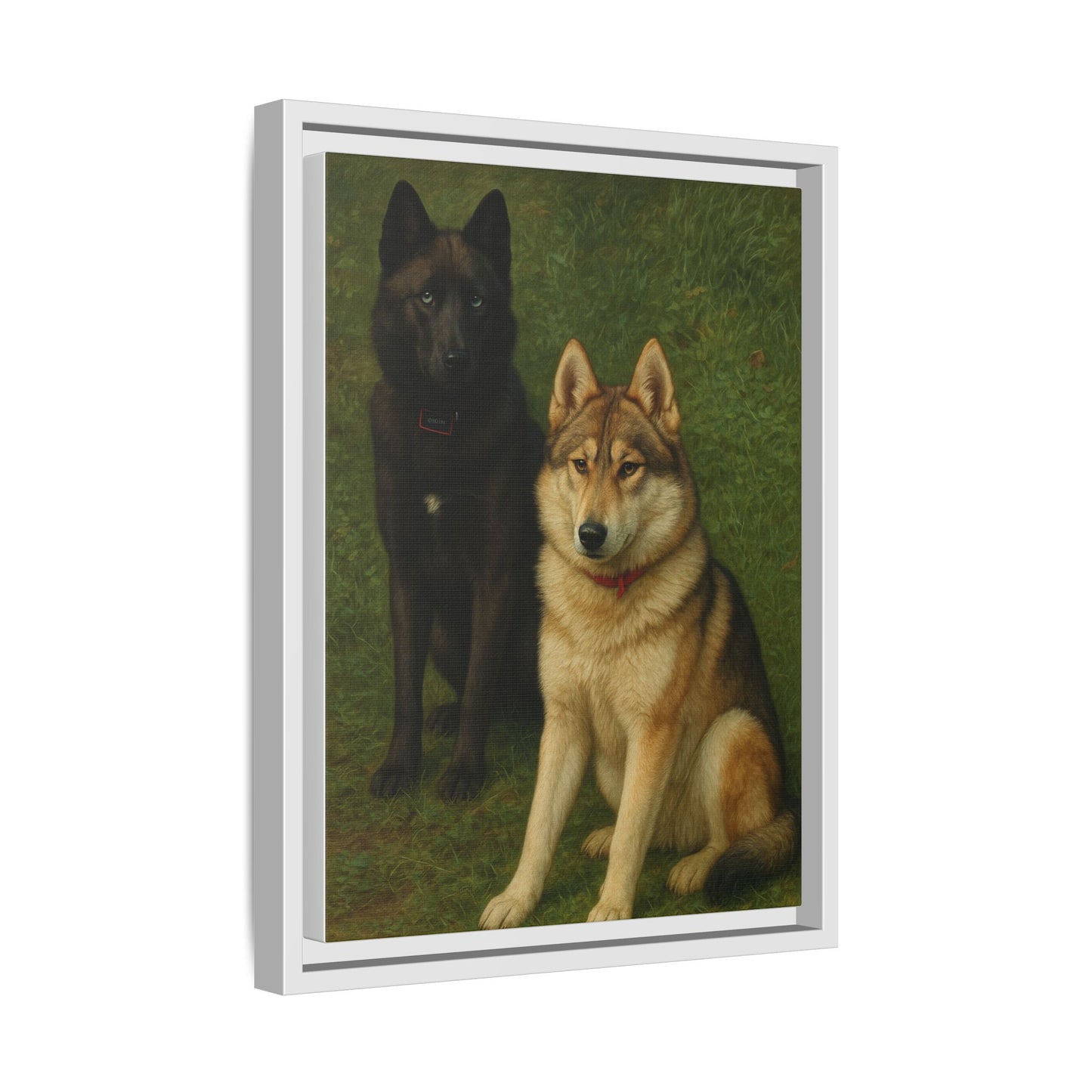 Odin & Thor Hybrid Legends Framed Matte Canvas Art