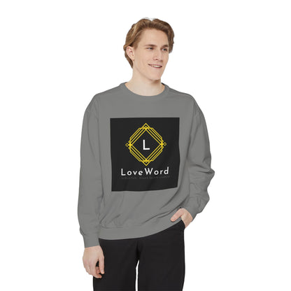 LoveWord Branded Sweatshirt — Minimal Geometric Crewneck