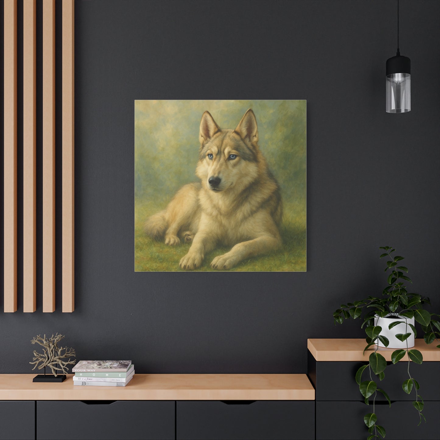 Thor – The Light Within Premium Poster Print, Canvas Wall Art —  Animal Portrait, Light Hybrid, Animal Lover Gift, LoveWord, Pet Art, Inspirational Wall Art, Hybrid Portrait, Rescue Animal, Art Print, Canvas Art, LoveWord Limited Edition Print