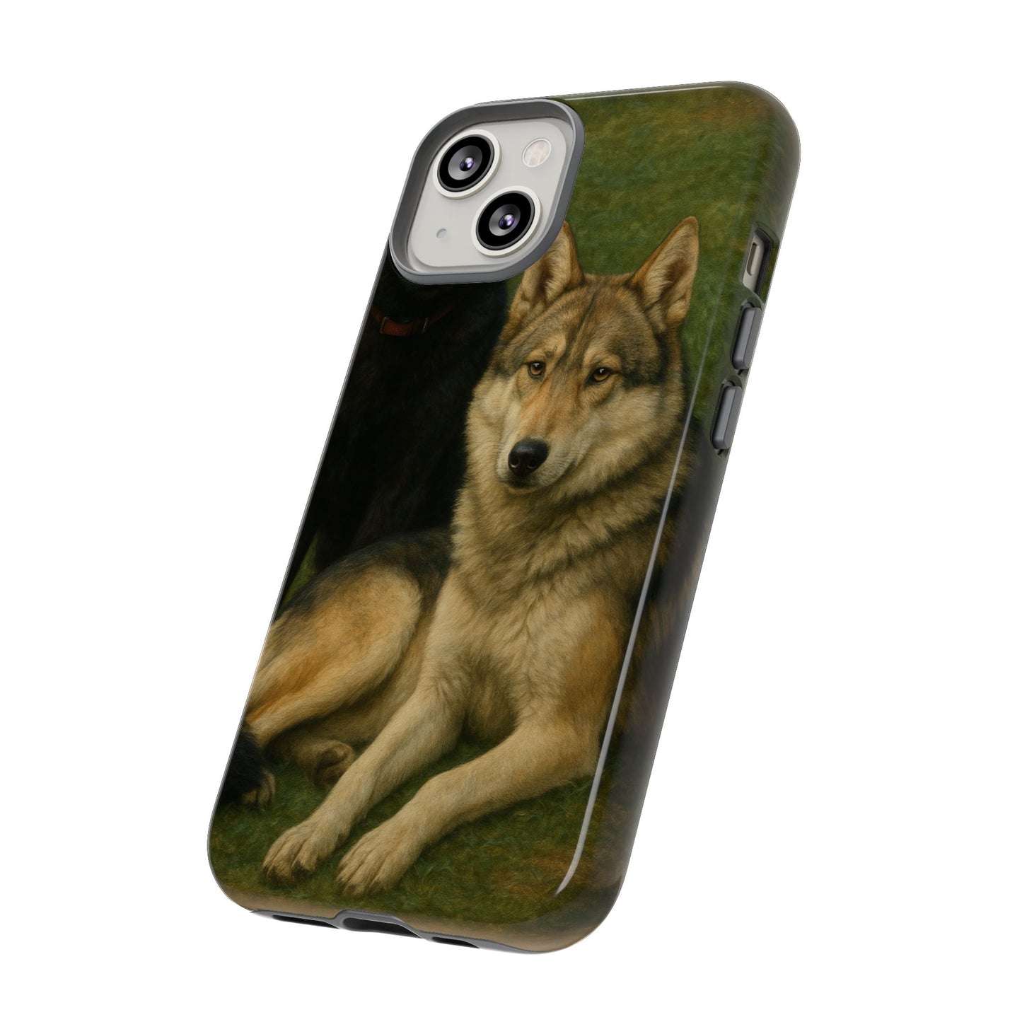 The Hybrids Legends Phone Case — Odin & Thor Vintage Canine Art Protective Cover