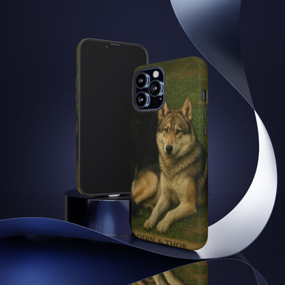 The Hybrids Legends Phone Case — Odin & Thor Vintage Canine Art Protective Cover