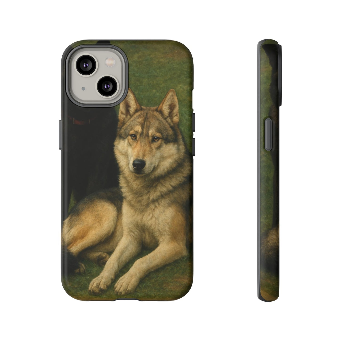 The Hybrids Legends Phone Case — Odin & Thor Vintage Canine Art Protective Cover