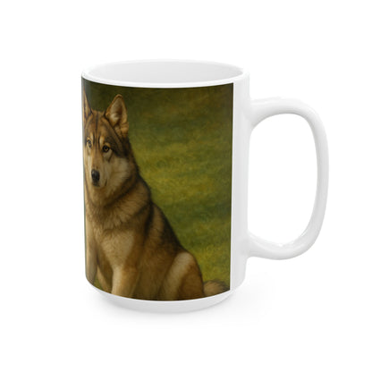 Odin and Thor, the Hybrid Legends Ceramic Mug – Realistic Hybrids Portrait Coffee Cup (11oz, 15oz)