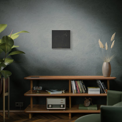 Odin – The Dark Majesty” Premium Poster Print, Black German Shepherd Canvas Wall Art — Dark Moody Animal Portrait