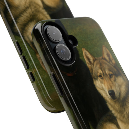 The Hybrids Legends Phone Case — Odin & Thor Vintage Canine Art Protective Cover