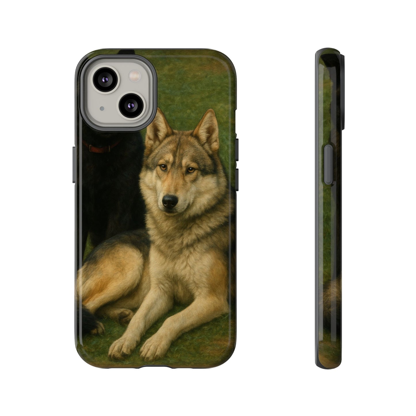 The Hybrids Legends Phone Case — Odin & Thor Vintage Canine Art Protective Cover