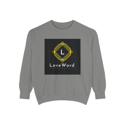 LoveWord Branded Sweatshirt — Minimal Geometric Crewneck