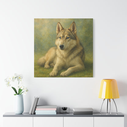 Thor – The Light Within Premium Poster Print, Canvas Wall Art —  Animal Portrait, Light Hybrid, Animal Lover Gift, LoveWord, Pet Art, Inspirational Wall Art, Hybrid Portrait, Rescue Animal, Art Print, Canvas Art, LoveWord Limited Edition Print