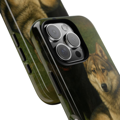 The Hybrids Legends Phone Case — Odin & Thor Vintage Canine Art Protective Cover