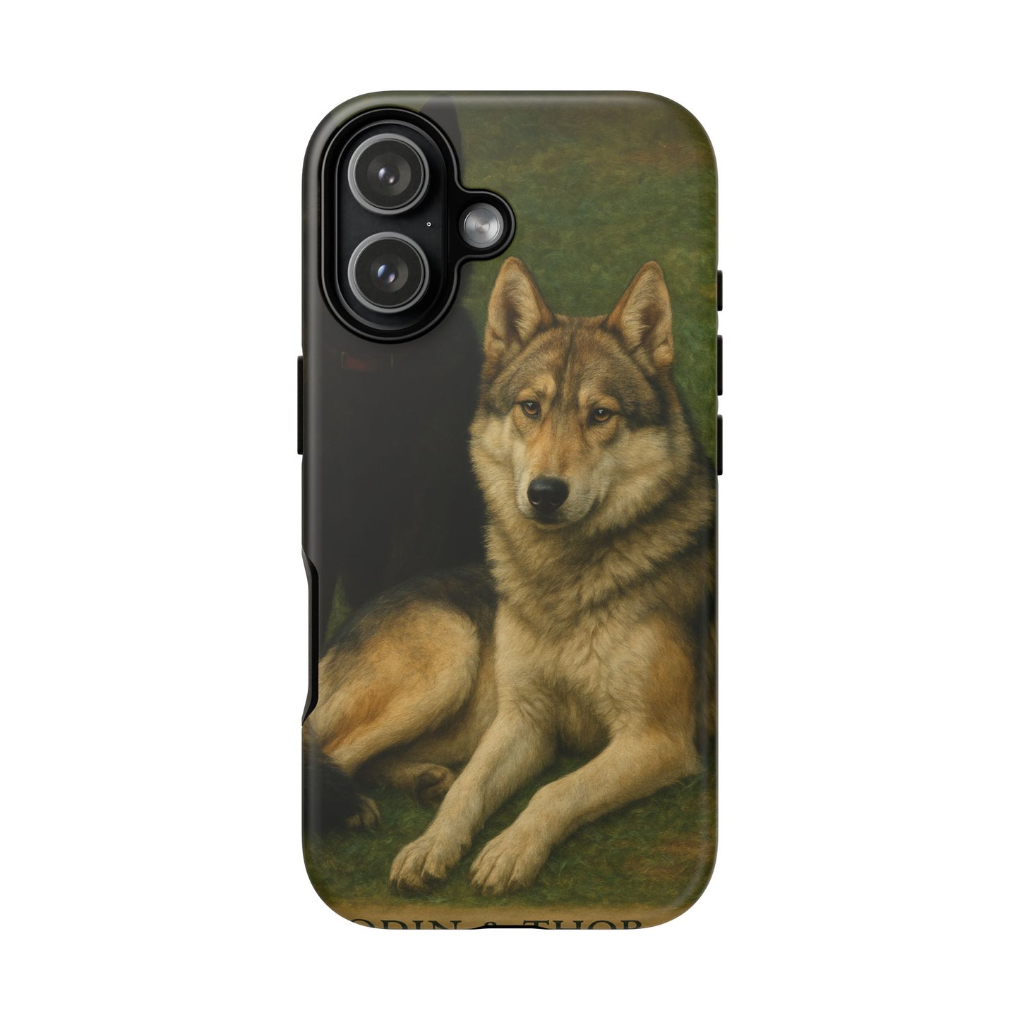The Hybrids Legends Phone Case — Odin & Thor Vintage Canine Art Protective Cover