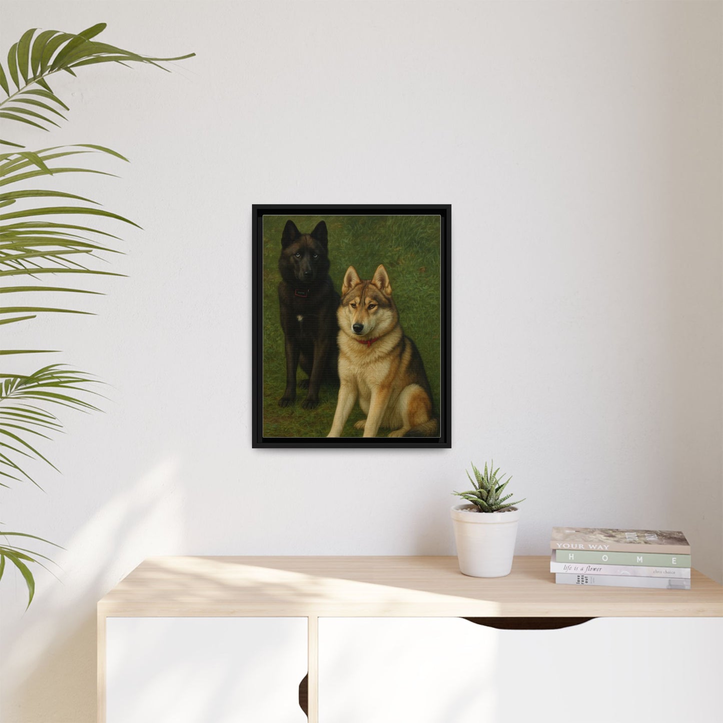 Odin & Thor Hybrid Legends Framed Matte Canvas Art