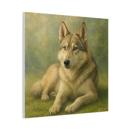 Thor – The Light Within Premium Poster Print, Canvas Wall Art —  Animal Portrait, Light Hybrid, Animal Lover Gift, LoveWord, Pet Art, Inspirational Wall Art, Hybrid Portrait, Rescue Animal, Art Print, Canvas Art, LoveWord Limited Edition Print