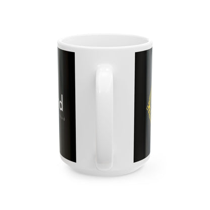 Love Wins Black Ceramic Mug – LoveWord Inspirational Faith Coffee Cup (11oz/15oz)