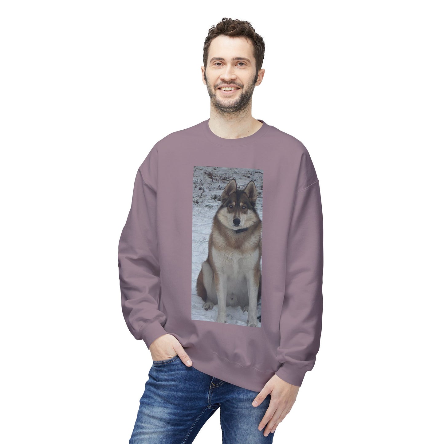 Wolf Portrait Crewneck Sweatshirt