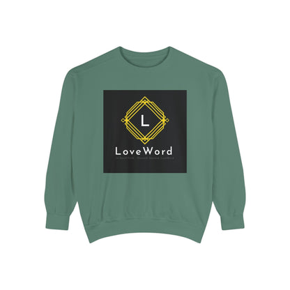 LoveWord Branded Sweatshirt — Minimal Geometric Crewneck