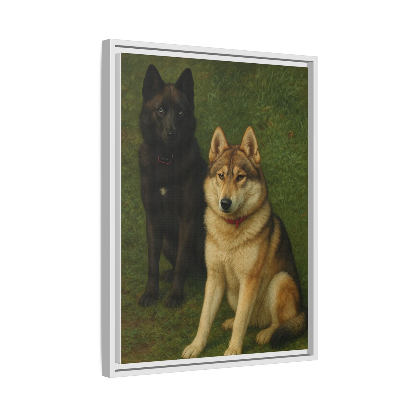 Odin & Thor Hybrid Legends Framed Matte Canvas Art