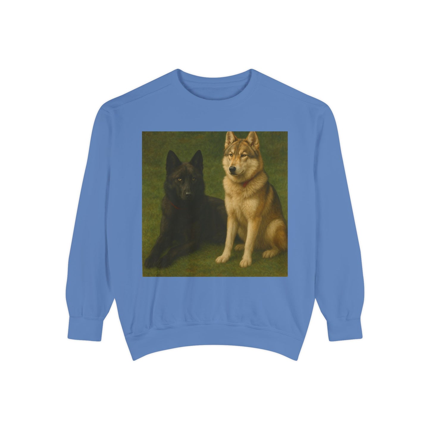 Odin & Thor Hybrid Legends Sweatshirt – Realistic Black & Tan Hybrids Graphic Crewneck