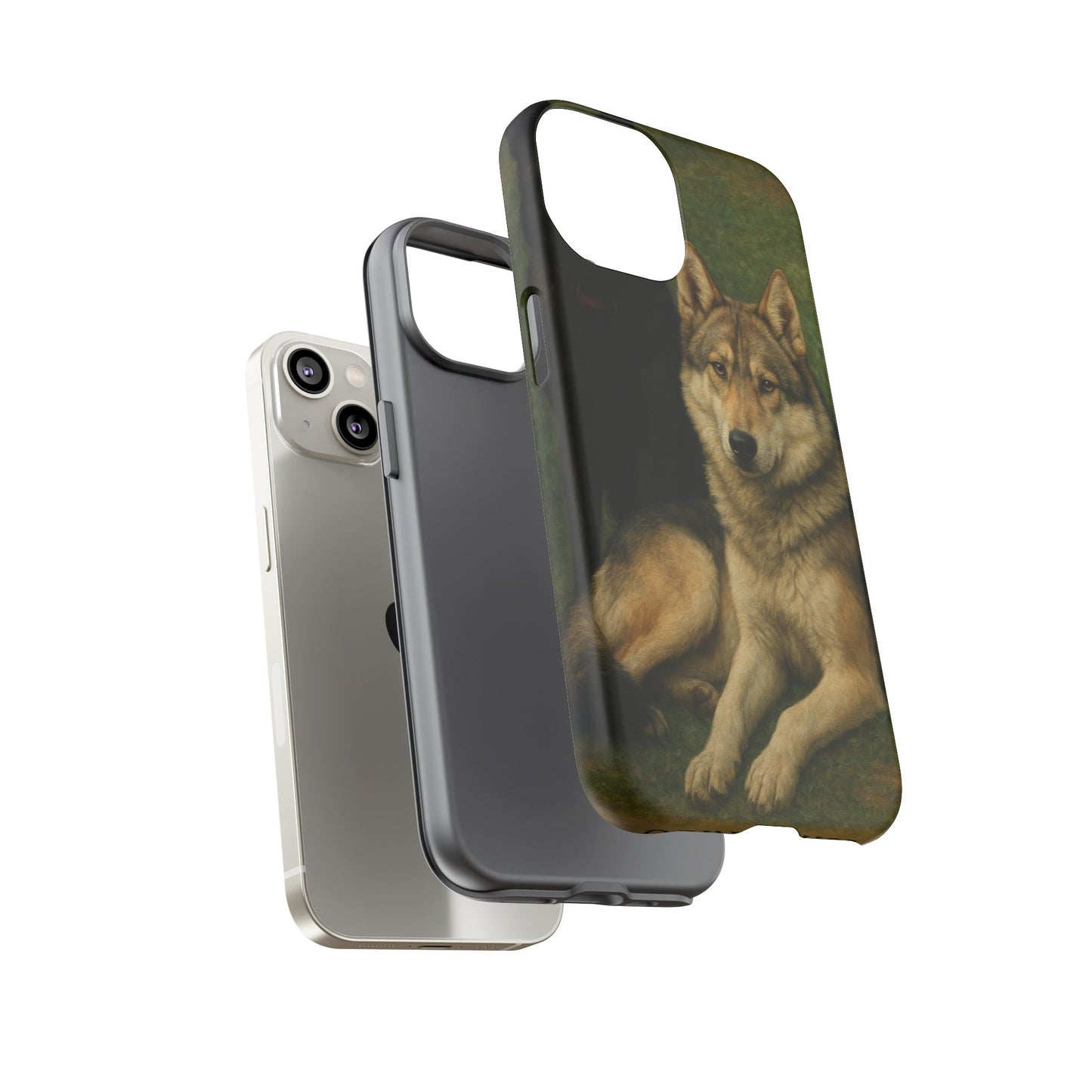 The Hybrids Legends Phone Case — Odin & Thor Vintage Canine Art Protective Cover