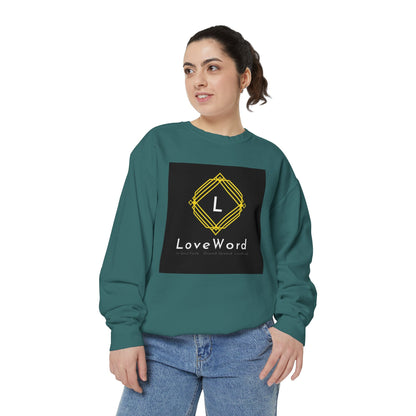 LoveWord Branded Sweatshirt — Minimal Geometric Crewneck