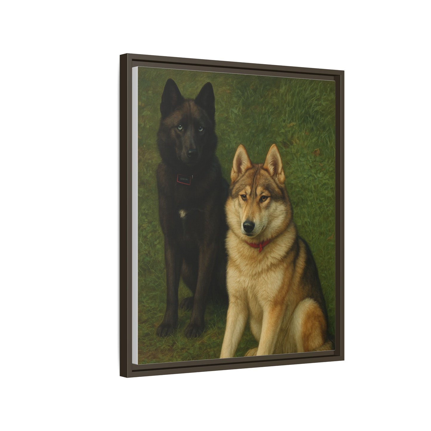 Odin & Thor Hybrid Legends Framed Matte Canvas Art