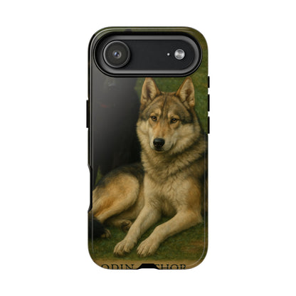 The Hybrids Legends Phone Case — Odin & Thor Vintage Canine Art Protective Cover
