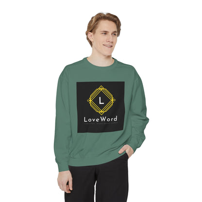 LoveWord Branded Sweatshirt — Minimal Geometric Crewneck