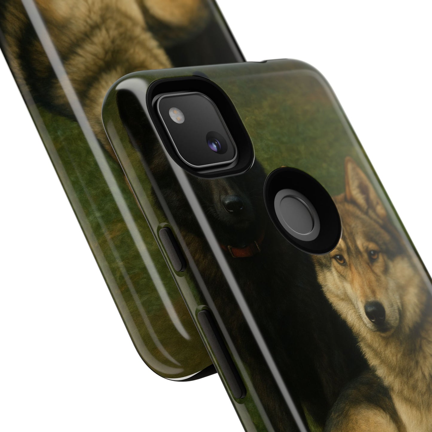 The Hybrids Legends Phone Case — Odin & Thor Vintage Canine Art Protective Cover