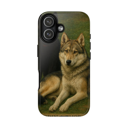 The Hybrids Legends Phone Case — Odin & Thor Vintage Canine Art Protective Cover