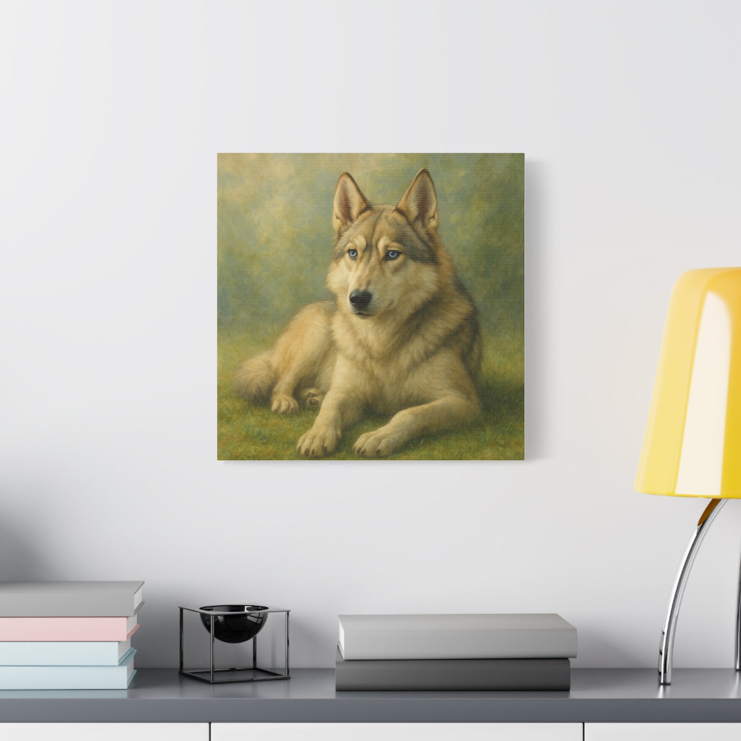 Thor – The Light Within Premium Poster Print, Canvas Wall Art —  Animal Portrait, Light Hybrid, Animal Lover Gift, LoveWord, Pet Art, Inspirational Wall Art, Hybrid Portrait, Rescue Animal, Art Print, Canvas Art, LoveWord Limited Edition Print
