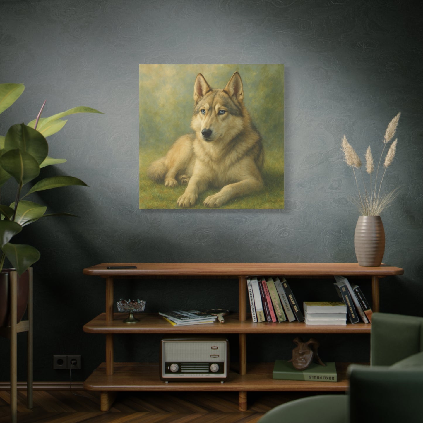 Thor – The Light Within Premium Poster Print, Canvas Wall Art —  Animal Portrait, Light Hybrid, Animal Lover Gift, LoveWord, Pet Art, Inspirational Wall Art, Hybrid Portrait, Rescue Animal, Art Print, Canvas Art, LoveWord Limited Edition Print