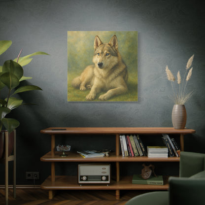 Thor – The Light Within Premium Poster Print, Canvas Wall Art —  Animal Portrait, Light Hybrid, Animal Lover Gift, LoveWord, Pet Art, Inspirational Wall Art, Hybrid Portrait, Rescue Animal, Art Print, Canvas Art, LoveWord Limited Edition Print