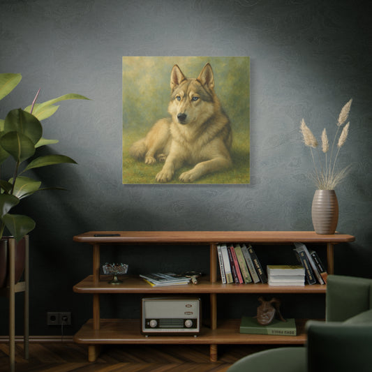 Thor – The Light Within Premium Poster Print, Canvas Wall Art —  Animal Portrait, Light Hybrid, Animal Lover Gift, LoveWord, Pet Art, Inspirational Wall Art, Hybrid Portrait, Rescue Animal, Art Print, Canvas Art, LoveWord Limited Edition Print