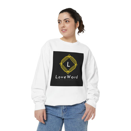 LoveWord Branded Sweatshirt — Minimal Geometric Crewneck
